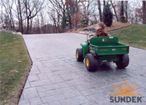 Stamped Concrete Driveway