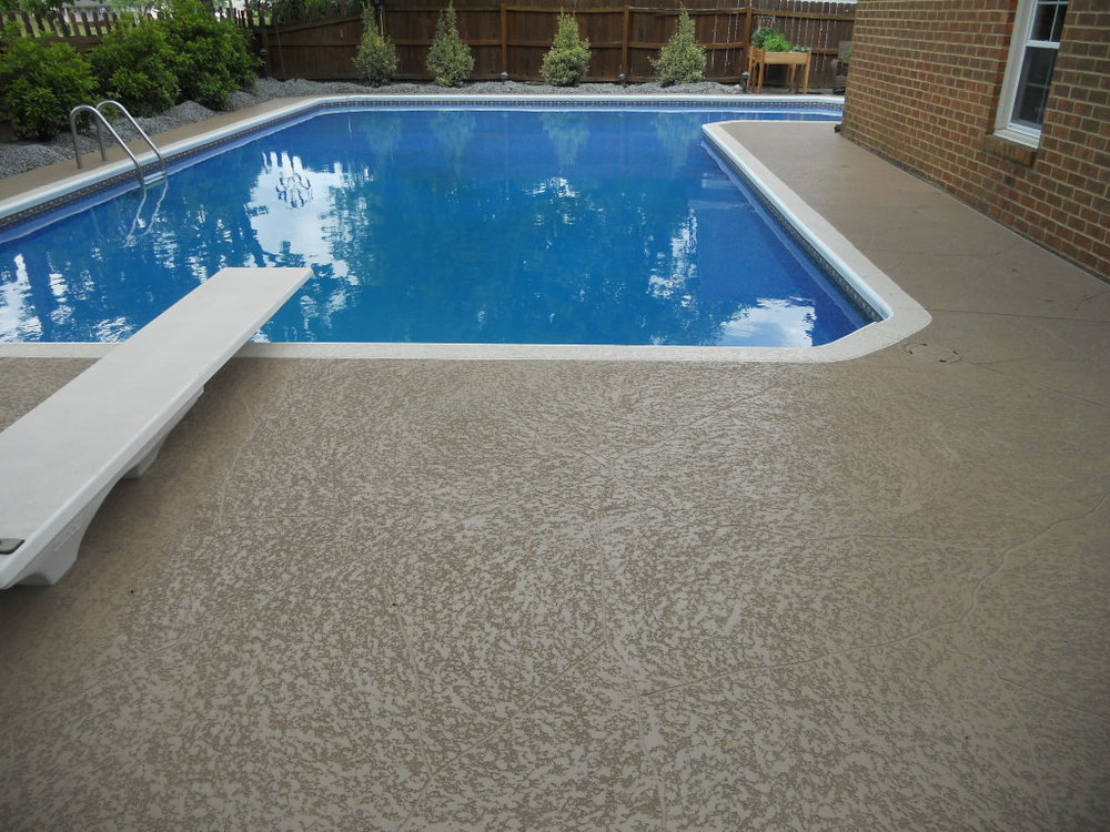 Resurfacing concrete