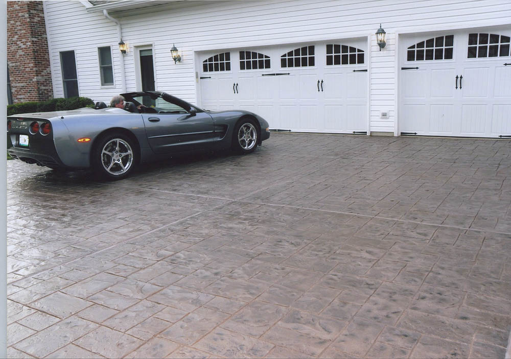 Decorative Concrete Driveway